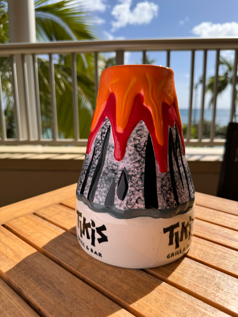 Volcano Mug | Tiki's Grill & Bar Souvenir Shop